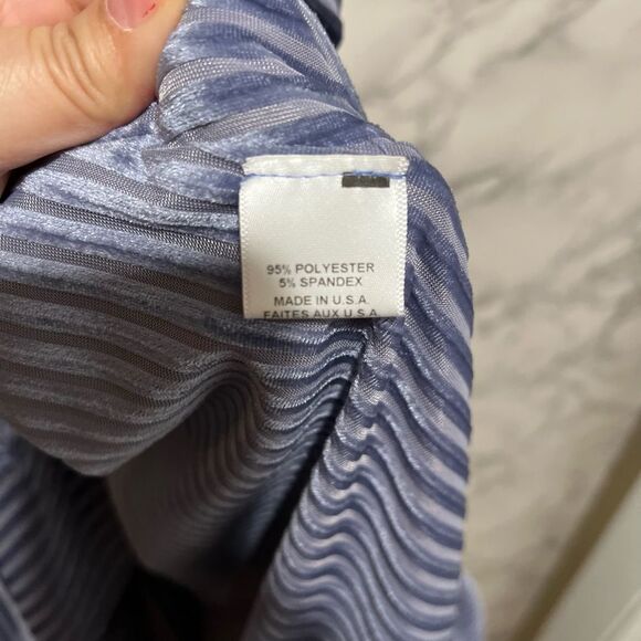 MISA EVE DRESS BLUE - Picture 7 of 10